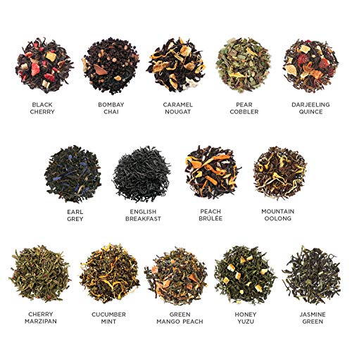Tea Forte Classic Teas Single Steeps Tea Chest Variety Gift Box,