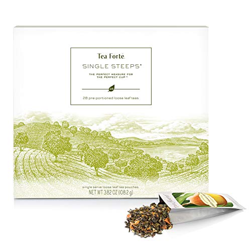 Tea Forte Classic Teas Single Steeps Tea Chest Variety Gift Box,