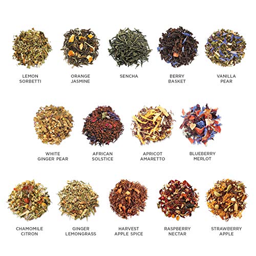 Tea Forte Classic Teas Single Steeps Tea Chest Variety Gift Box,
