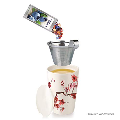 Tea Forte Herbal Retreat Calming Tea Sampler, Single Steeps Orga