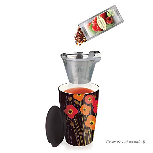 Tea Forte Herbal Teas Variety Gift Box, Single Steeps Loose Tea