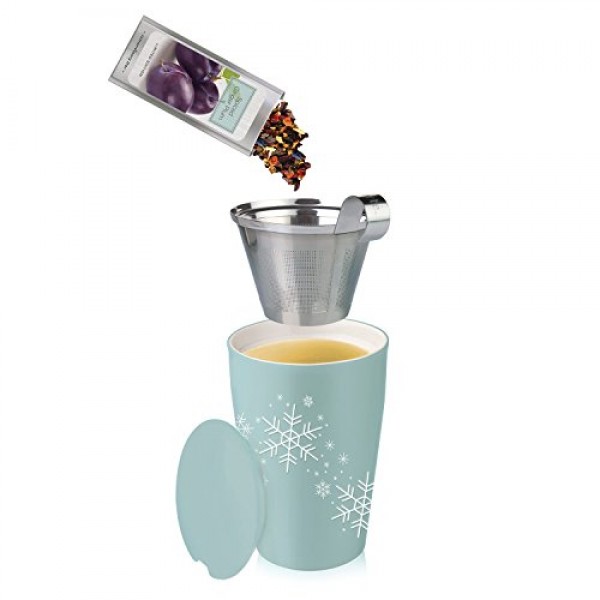 Tea Forte Loose Tea Starter Set, Set With Kati Cup Infuser Steep