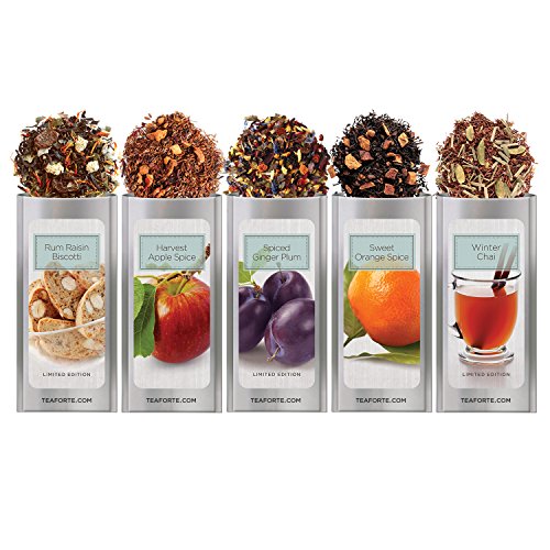 Tea Forte Loose Tea Starter Set, Set With Kati Cup Infuser Steep