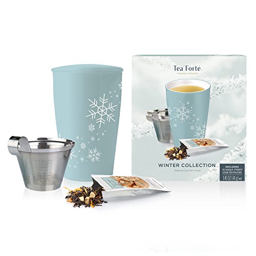 Tea Forte Loose Tea Starter Set, Set With Kati Cup Infuser Steep