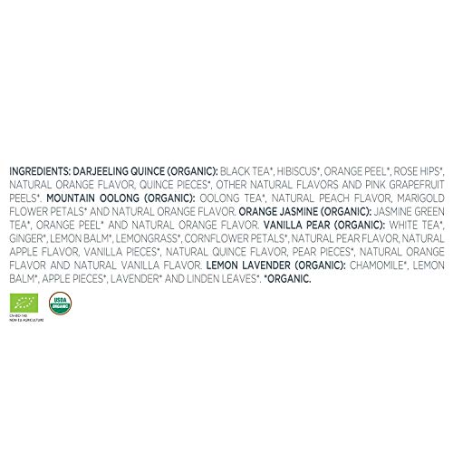 Tea Forte Lotus Relaxing Teas Presentation Box Tea Sampler Gift