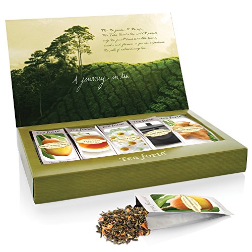Tea Forte Organic Classic Tea Sampler, Single Steeps Loose Leaf