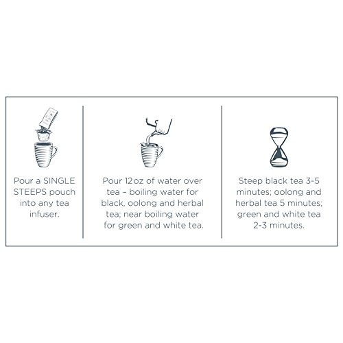 Tea Forte Organic Classic Tea Sampler, Single Steeps Loose Leaf