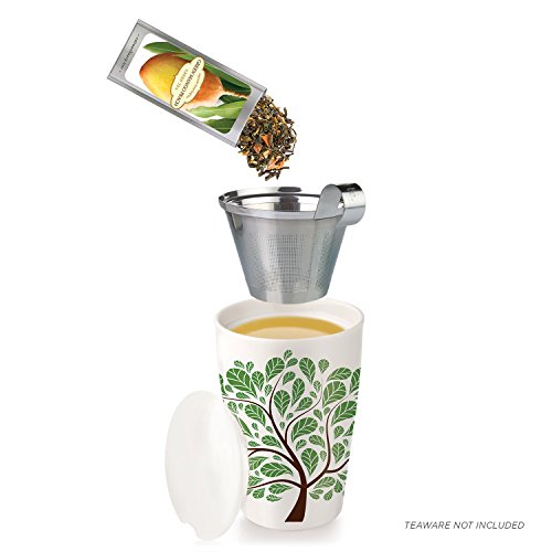 Tea Forte Organic Classic Tea Sampler, Single Steeps Loose Leaf