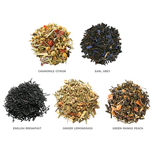 Tea Forte Organic Classic Tea Sampler, Single Steeps Loose Leaf