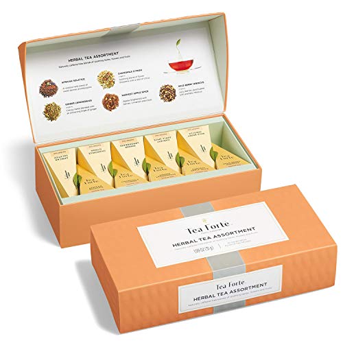 Tea Forte Petite Presentation Box Sampler With 10 Handcrafted Py