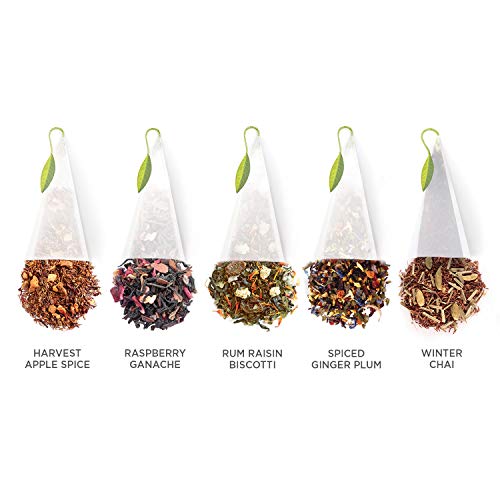 Tea Forte Petite Presentation Box Tea Samplers, Assorted Variety