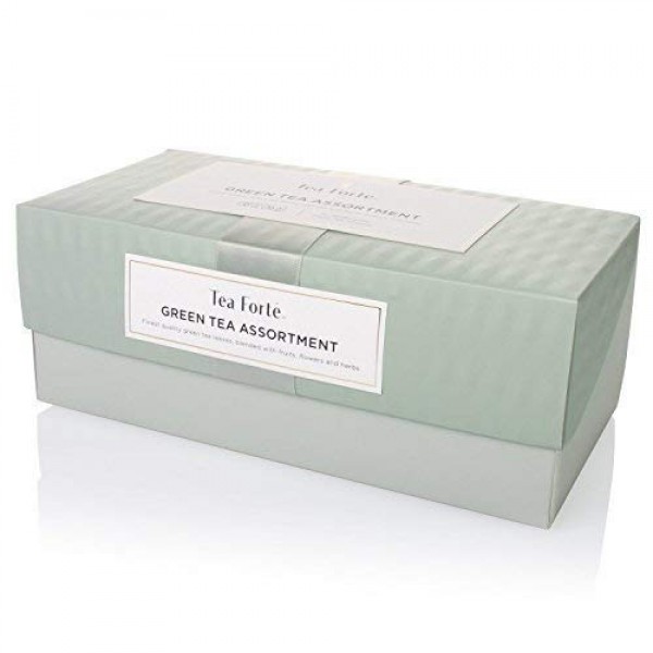 Tea Forte Presentation Box Tea Sampler, Assorted Variety Tea Box