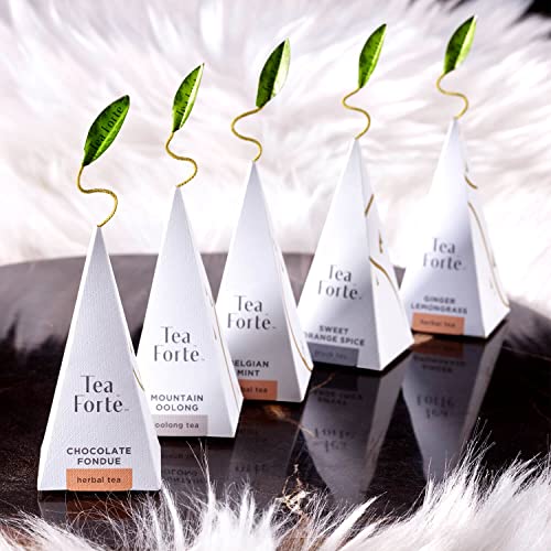 Tea Forte Presentation Box Winter Chalet Tea Sampler Gift Set, 2