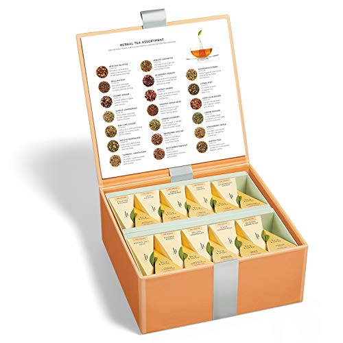 Tea Forte Tea Chests With 40 Handcrafted Pyramid Tea Infusers H