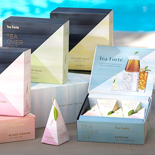 Tea Forte Tea Over Ice Blends, Five Iced Tea Infusers, Blood Ora