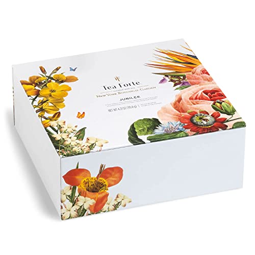 Tea Forte Tea Sampler, Jubilee Tea Chest, Tea Gift Set with 40 P...