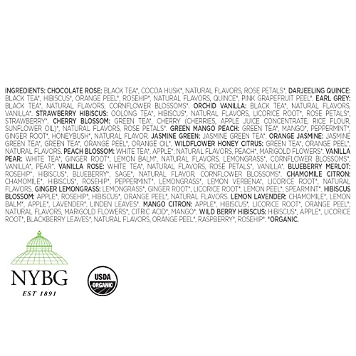 Tea Forte Tea Sampler, Jubilee Tea Chest, Tea Gift Set with 40 P...