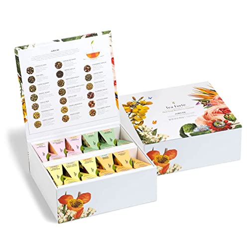 Tea Forte Tea Sampler, Jubilee Tea Chest, Tea Gift Set with 40 P...