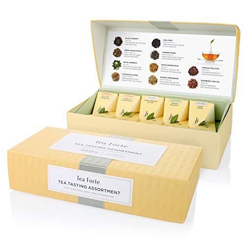 Tea Forte Tea Tasting Assortment Petite Presentation Box Tea Sam