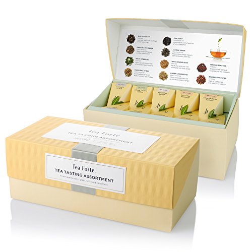 Tea Forte Tea Tasting Assortment Presentation Box Tea Sampler Gi