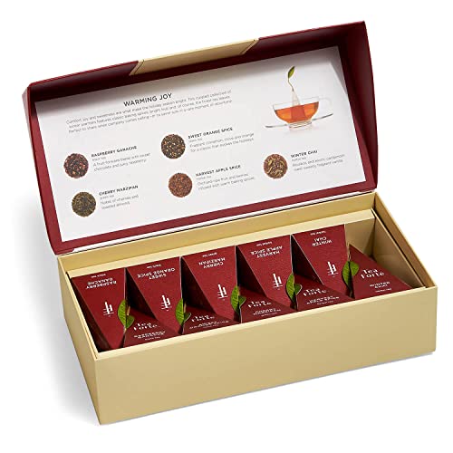 Tea Forte Warming Joy Gift Set, Holiday Spice Tea Sampler With 1