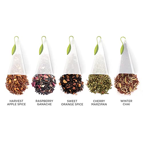 Tea Forte Warming Joy Tea Gift Set, Tea Gift Box With Red Cafe C