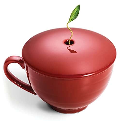 Tea Forte Warming Joy Tea Gift Set, Tea Gift Box With Red Cafe C