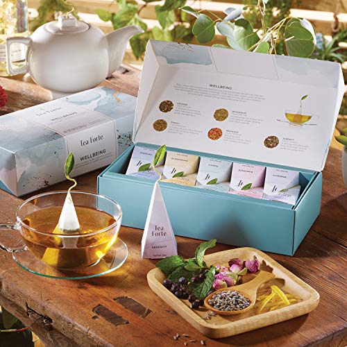 Tea Forte Wellbeing Organic Wellness Teas, Petite Presentation B