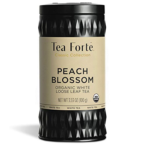 Tea Forté Peach Blossom | Organic White Tea | Fresh Aluminium Ca