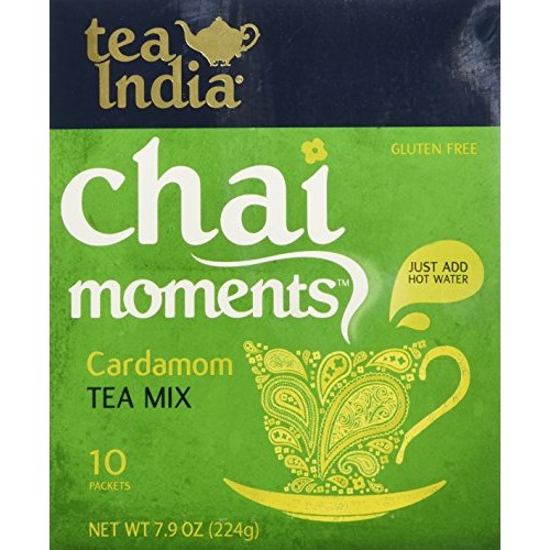 Tea India Cardamom Tea Mix - Chai Moments Cardamom Tea 10 Instan