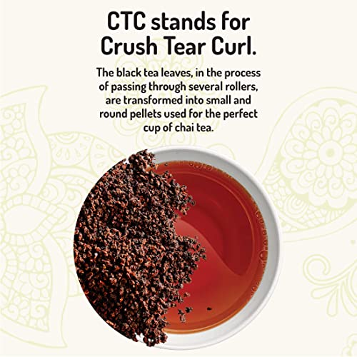 Tea India CTC Assam Loose Leaf Black Tea Strong, Full-Bodied Fla...