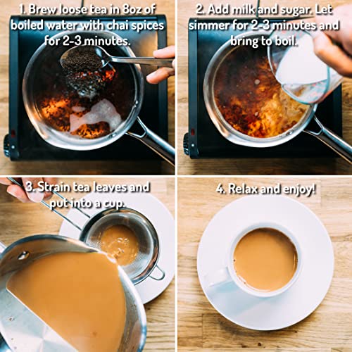 Tea India CTC Assam Loose Leaf Black Tea Strong, Full-Bodied Fla...