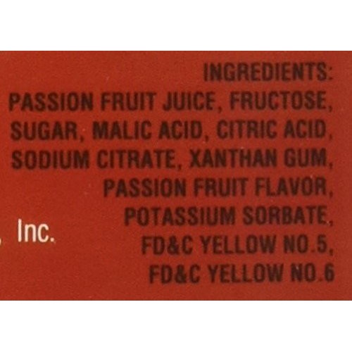 Tea Zone 64 Fl. Oz Passion Fruit Syrup