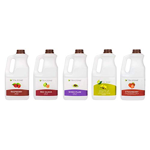 Tea Zone 64 Fl. Oz Red Guava Syrup