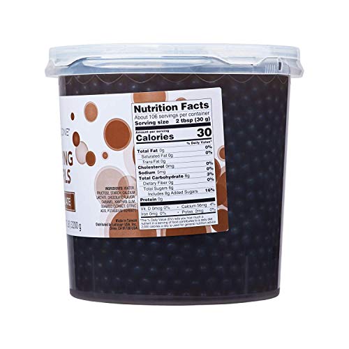 Tea Zone Chocolate Popping Pearls 7 Lbs