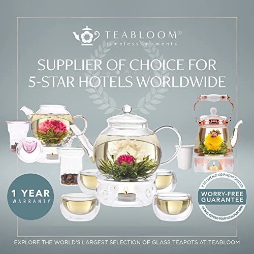 Teabloom Flowering Tea - 12 Unique Varieties Of Fresh Blooming T