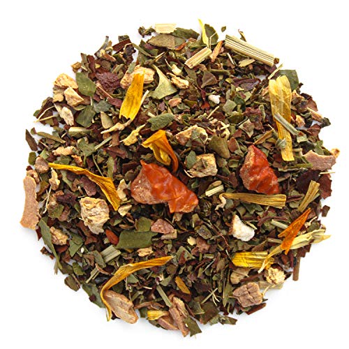 Teabloom Organic White Tea, White Vanilla Apple Loose Leaf Tea,