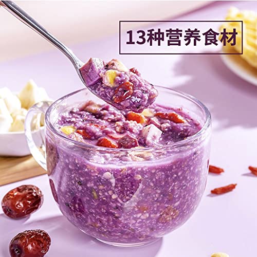 Purple Potato Konjak Congee cereal 17.6oz/500g Instant cereal nu...