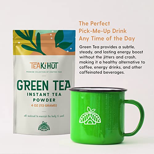 Instant Green Tea Powder 4 Ounce Bulk Pack for 113 servings, N...