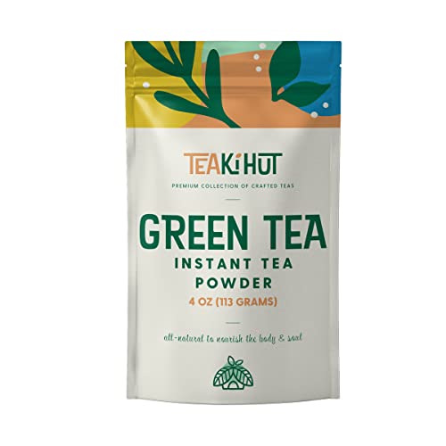 Instant Green Tea Powder 4 Ounce Bulk Pack for 113 servings, N...