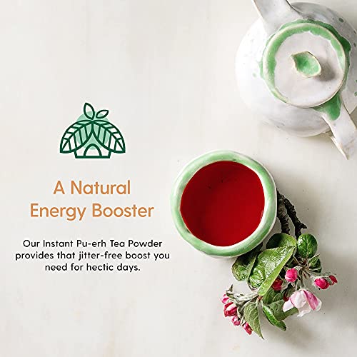 Teaki Hut Organic Instant Pu-Erh Tea Powder 4 Oz / 80 Servings