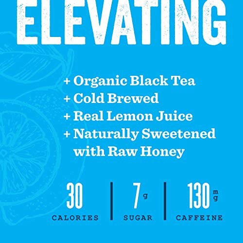 Teakoe Fizzy Tea | 100% Organic Black Tea W/ Raw Honey &Amp; Lemon |