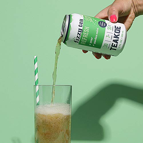 Teakoe Fizzy Tea | 100% Organic White Tea W/ Raw Honey | Truly B