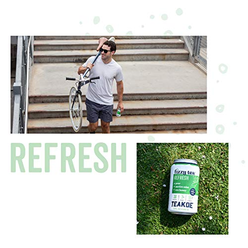 Teakoe Fizzy Tea | 100% Organic White Tea W/ Raw Honey | Truly B