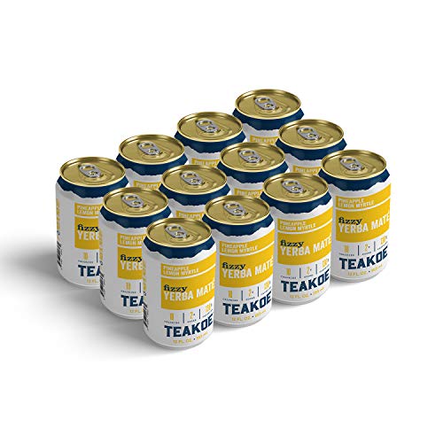 Teakoe Fizzy Tea | 100% Organic Yerba Maté W/ Pineapple &Amp; Lemon
