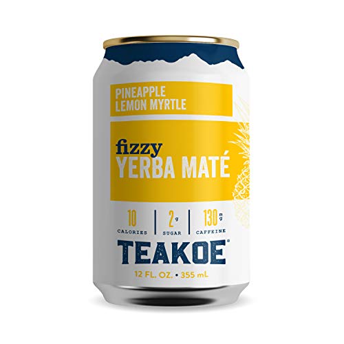 Teakoe Fizzy Tea | 100% Organic Yerba Maté W/ Pineapple &Amp; Lemon
