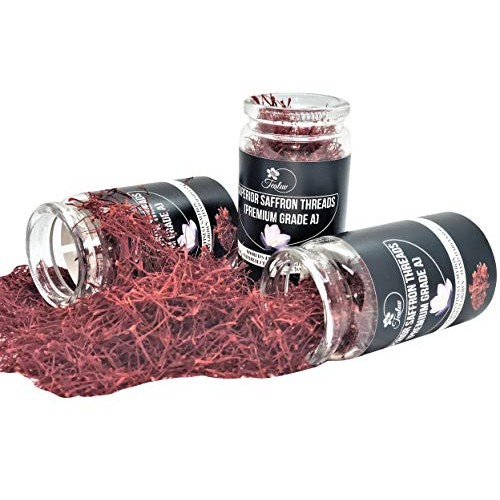 7-Grams - Tealuv Saffron Threads Finest Pure Premium All Red Saf