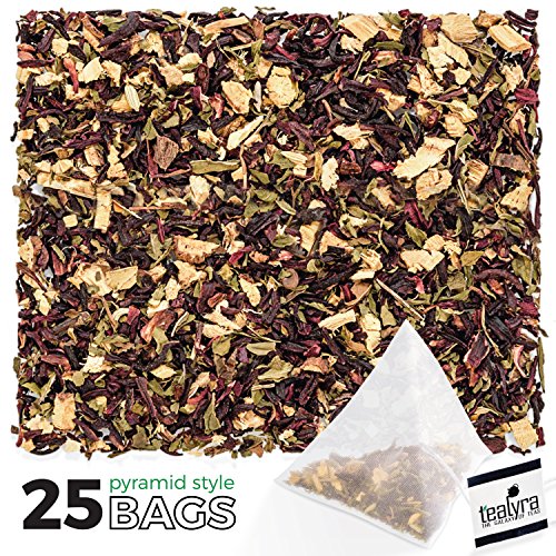 Tealyra - Flat Belly Detox - 25 Bags - Fennel - Peppermint - Hib