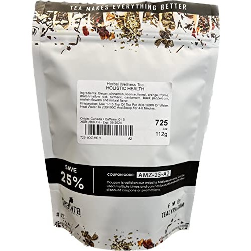 Tealyra - Holistic Health Tea - Turmeric Healthy Tonic - Ginger ...