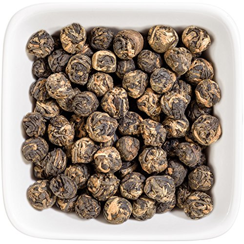 Tealyra - Lychee Black Dragon Pearls - Exotic Sweet Black Loose